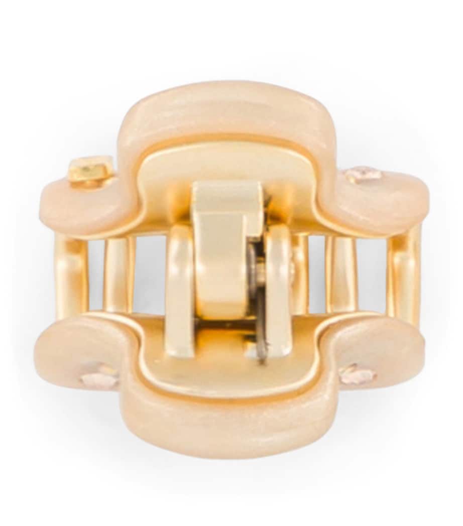 Gold-Plated Mini Claw Hair Clip