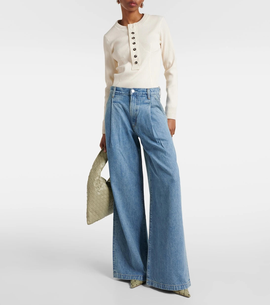 Agolde - Ellis mid-rise wide-leg jeans