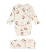 Cotton-Blend Basic Christmas Pyjama Set (0-6 Months)