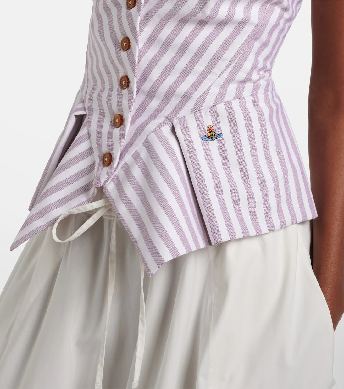 Vivienne Westwood - Monday striped cotton top