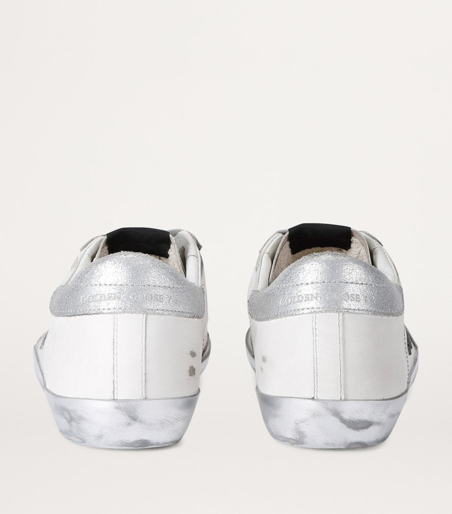 Leather Super-Star Sneakers SILVER COM