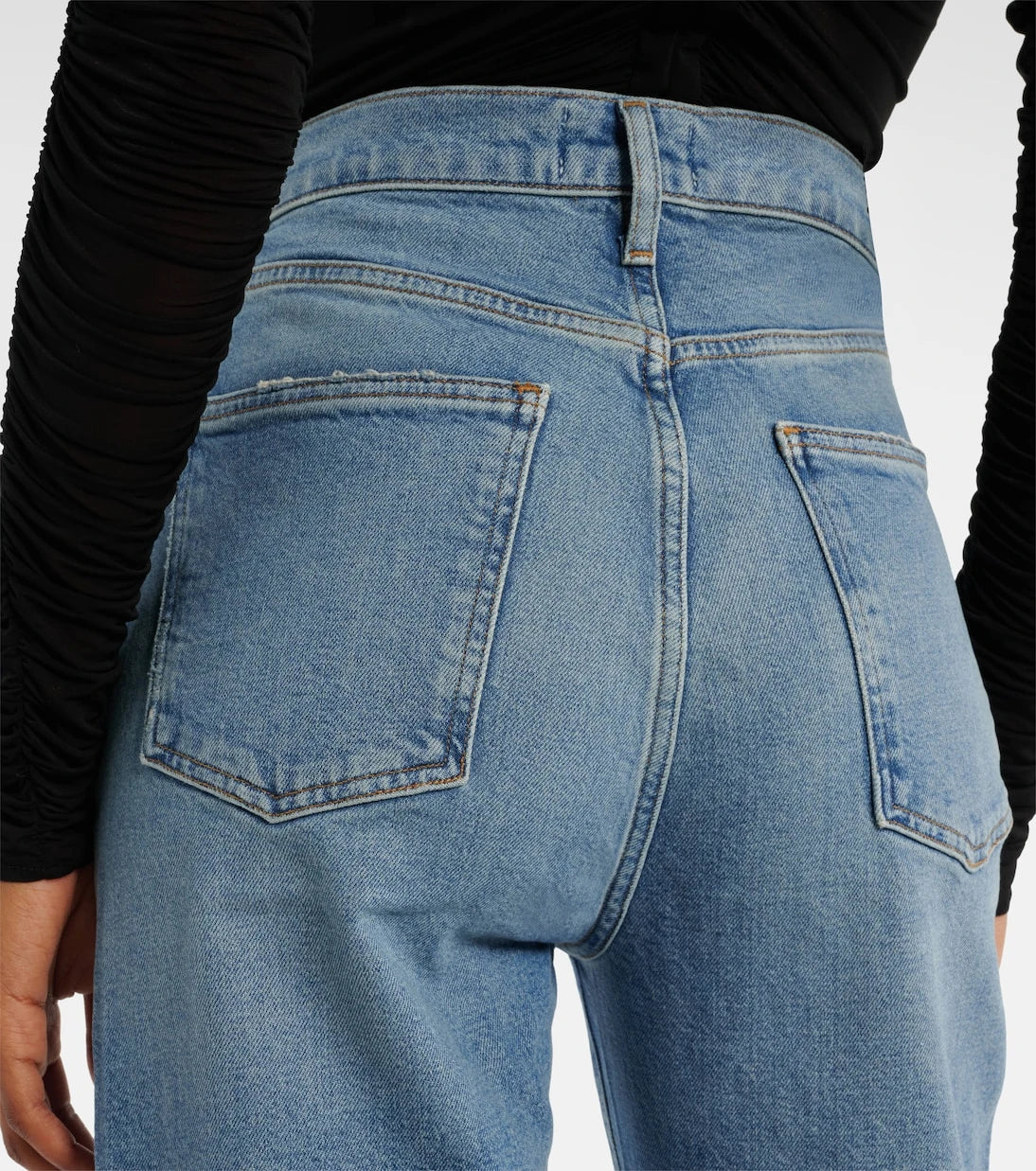Agolde - Stovepipe high-rise straight jeans