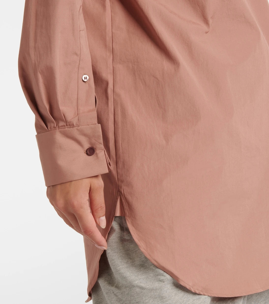 Dries Van Noten - High-neck cotton blouse
