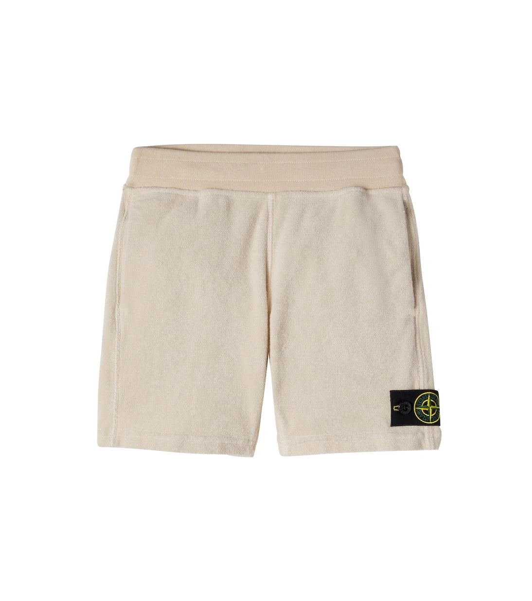 Stone Island Junior - Compass cotton shorts
