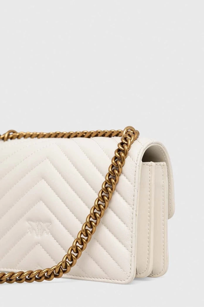 Pinko чанта crossbody дамска от кожа