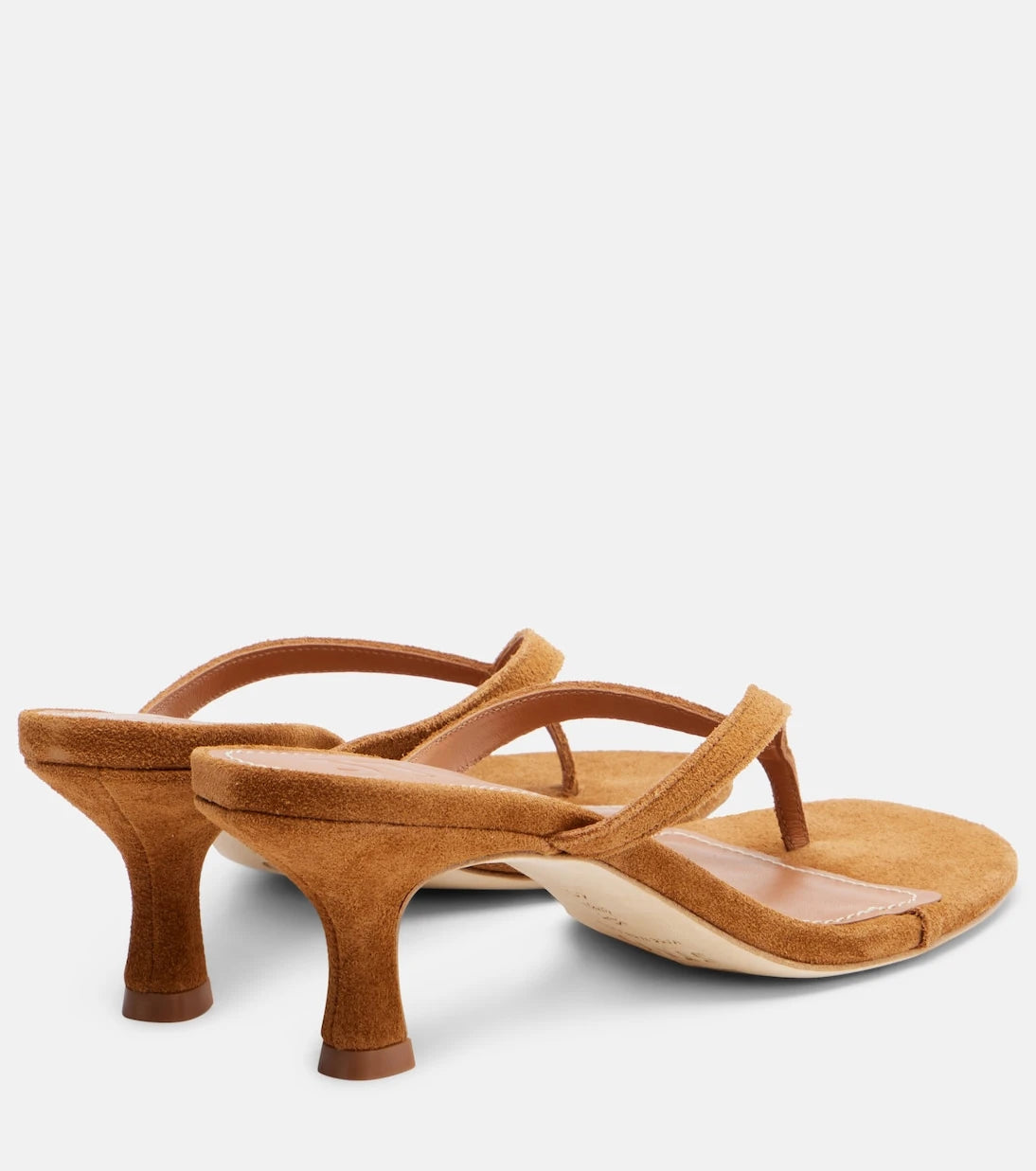 Staud - Freja 60 suede thong sandals
