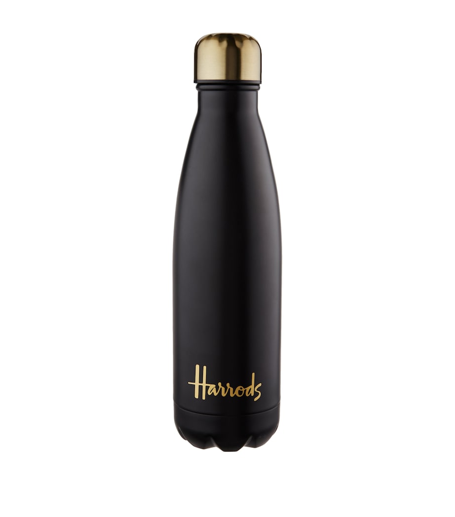 Harrods Black Logo Water Bottle (500Ml)