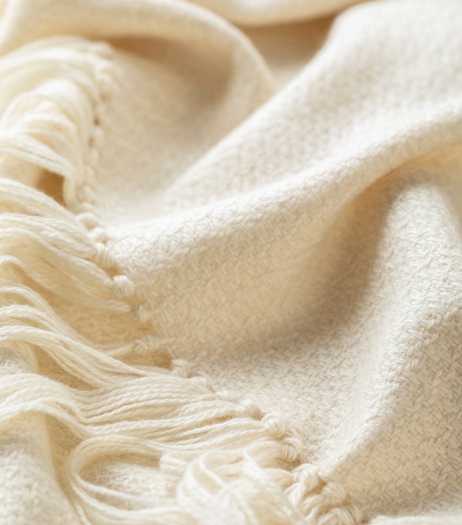 Araminta Campbell Large Alpaca-Blend Woodland Throw (150cm x 300cm)