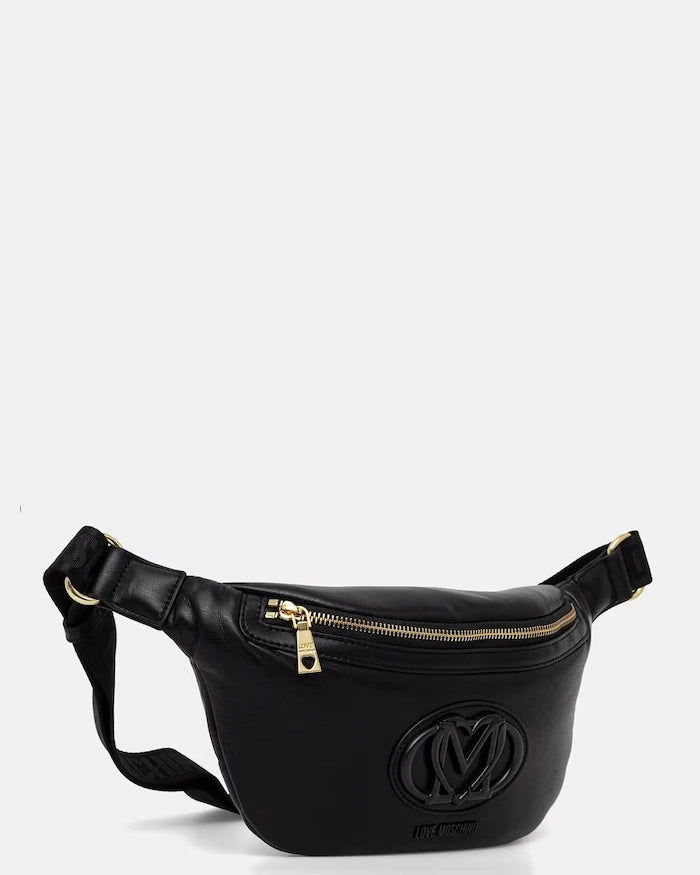 Love Moschino чанта за кръста дамски от имитация на кожа