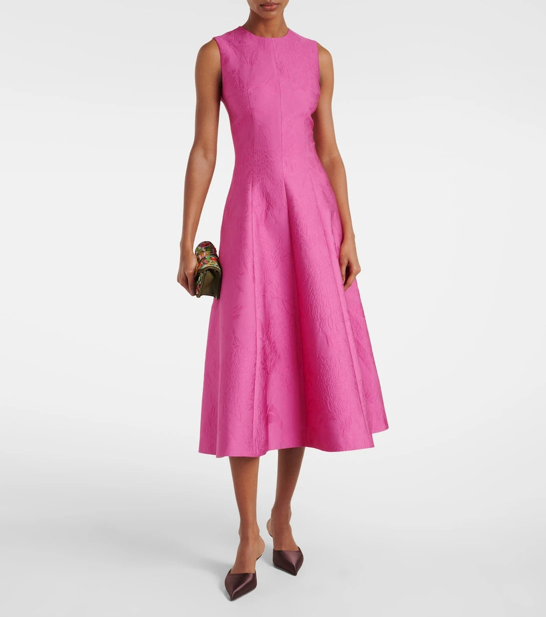 Emilia Wickstead - Mara cloqué cocktail dress