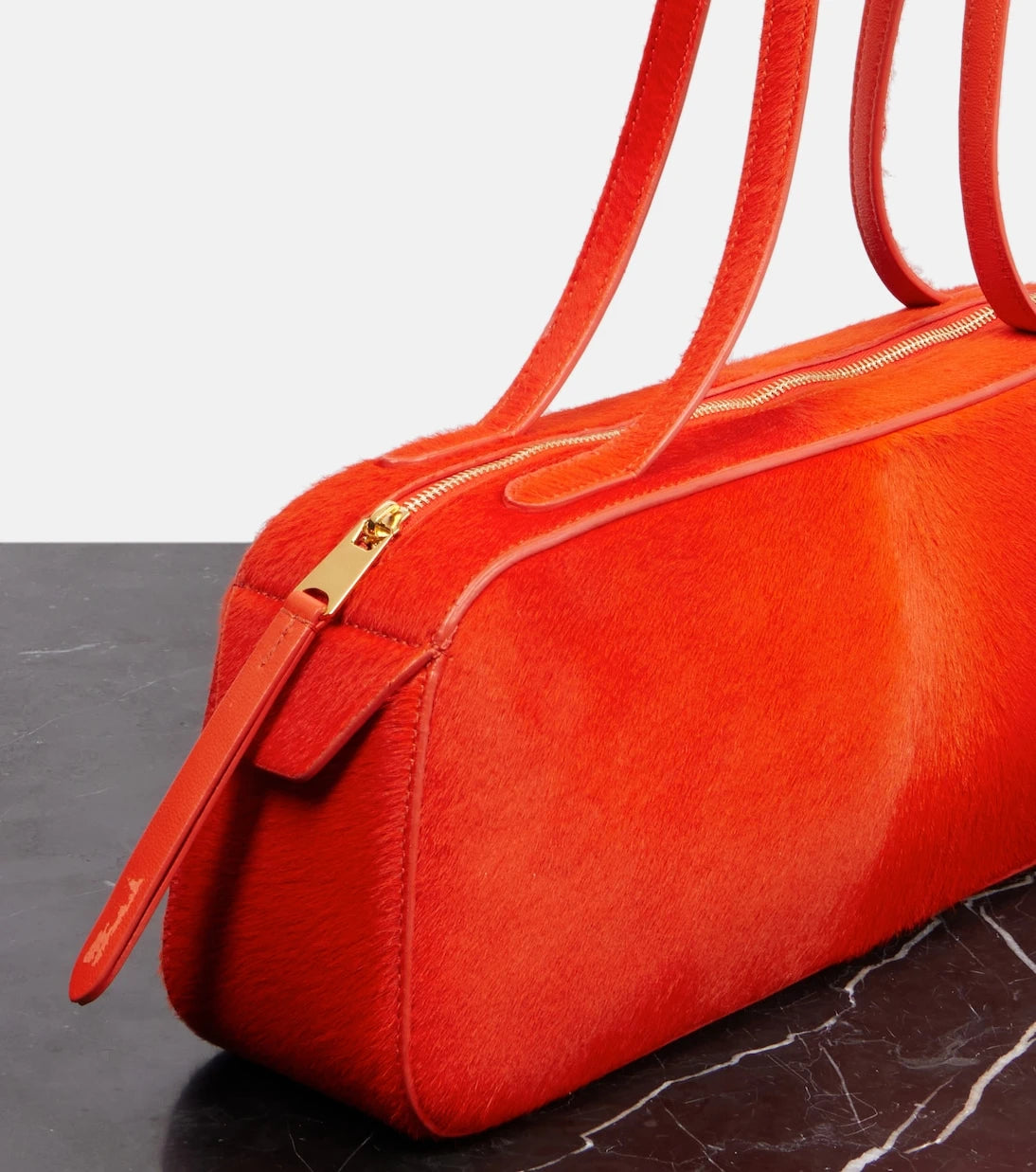 Khaite - Simona Small calf hair shoulder bag
