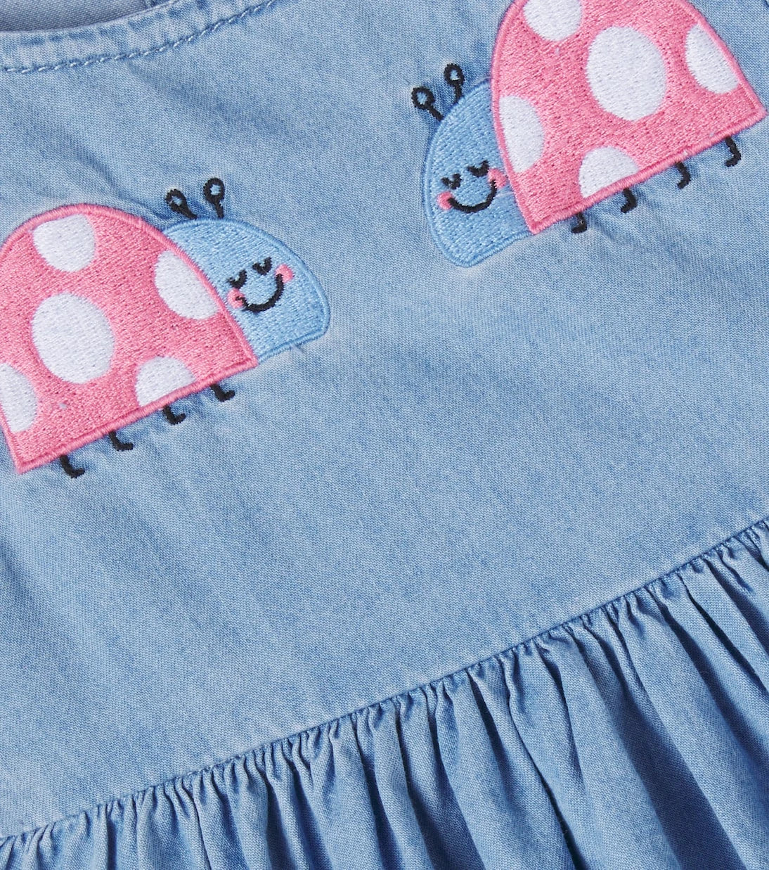 Stella McCartney Kids - Baby Bug cotton chambray dress