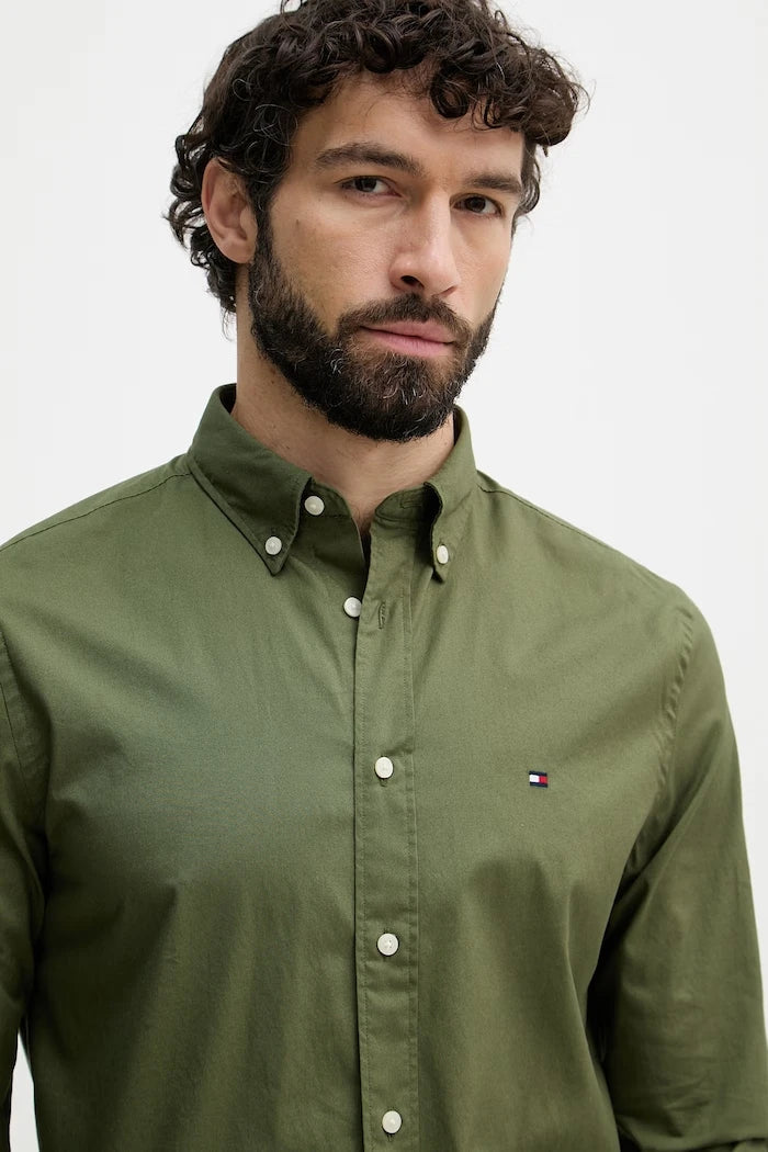Tommy Hilfiger Erkek Pamuk Gömlek