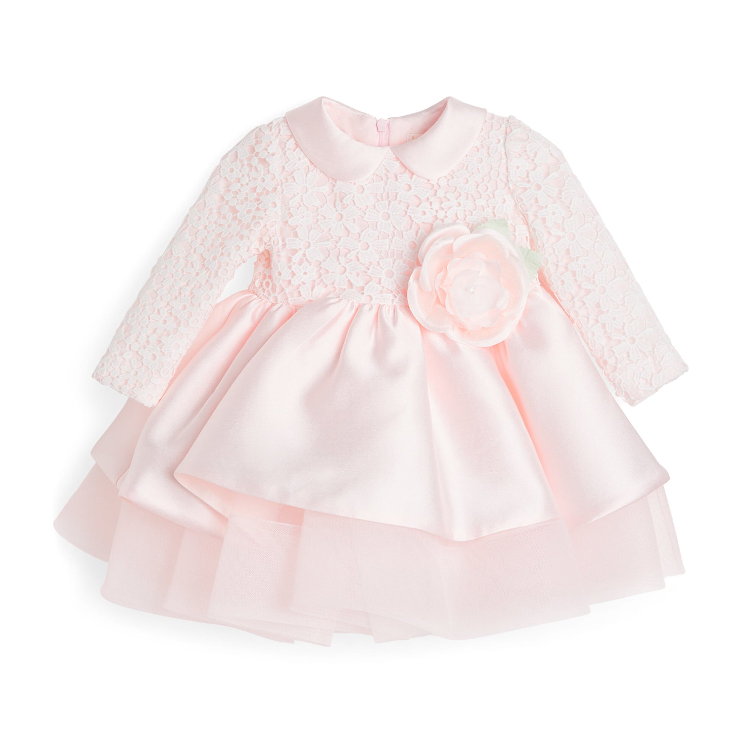 Floral-Lace Rose Dress (1-24 Months)