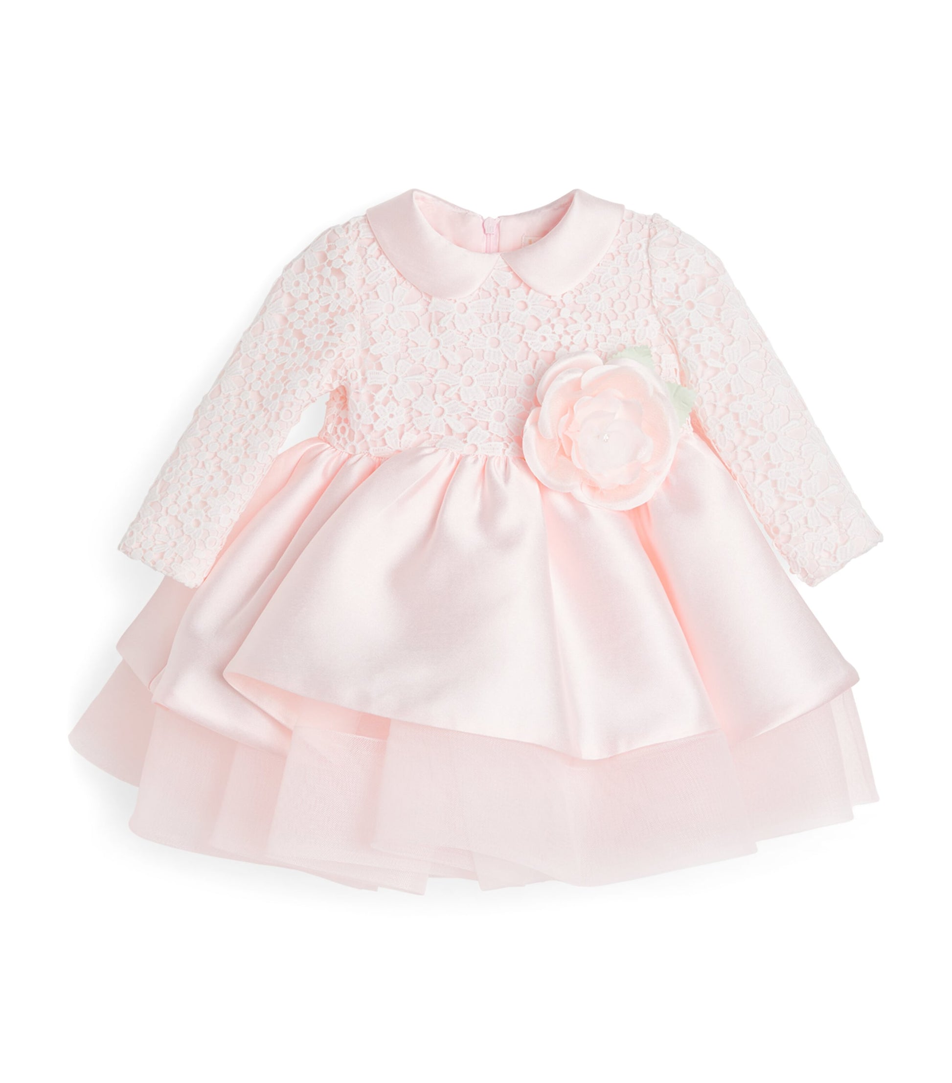 Floral-Lace Rose Dress (1-24 Months)