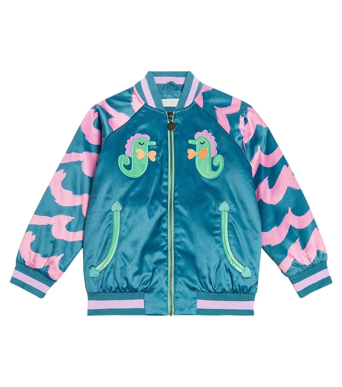Stella McCartney Kids - Printed cotton-blend bomber jacket