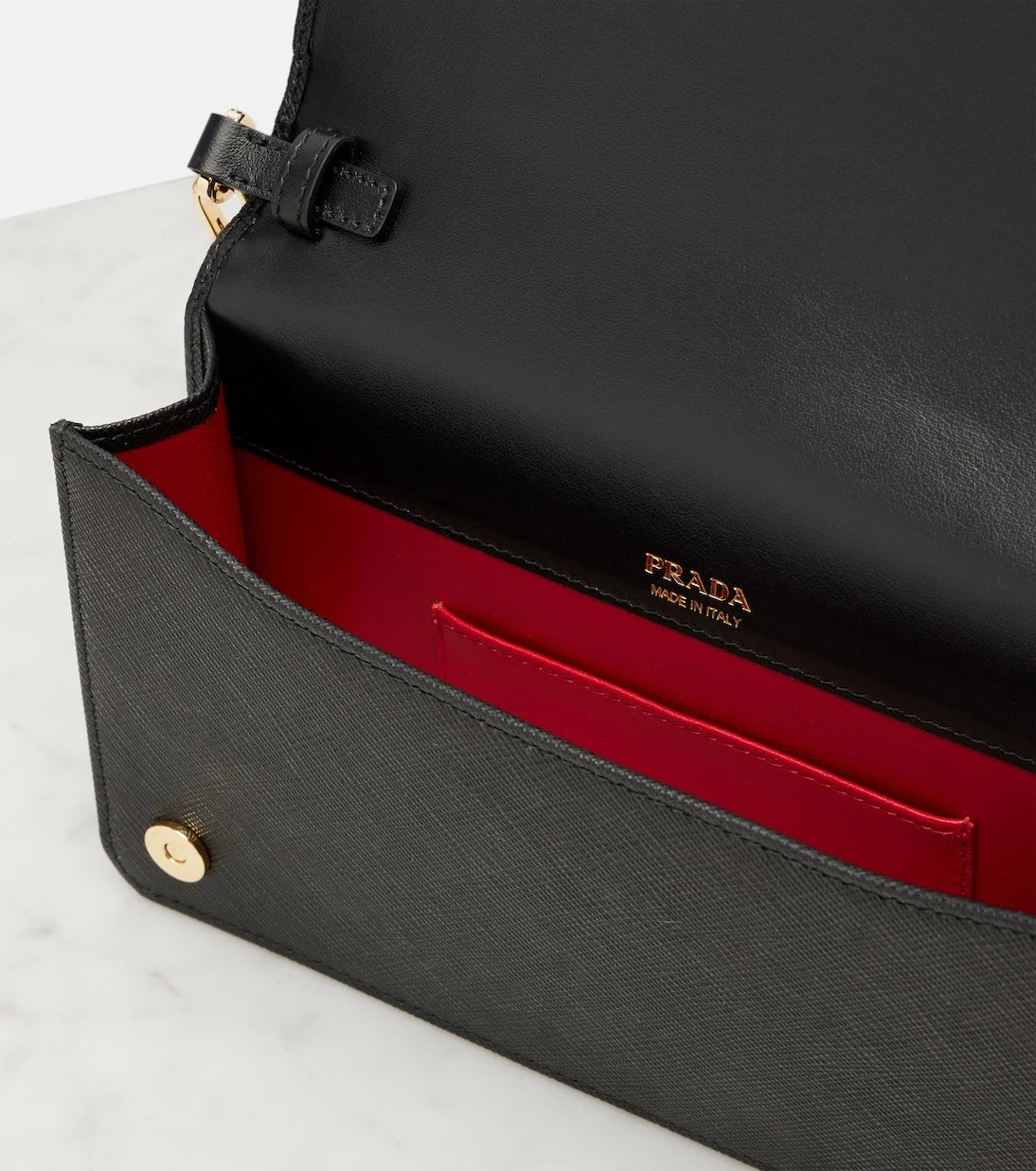 Prada - Saffiano Mini leather shoulder bag