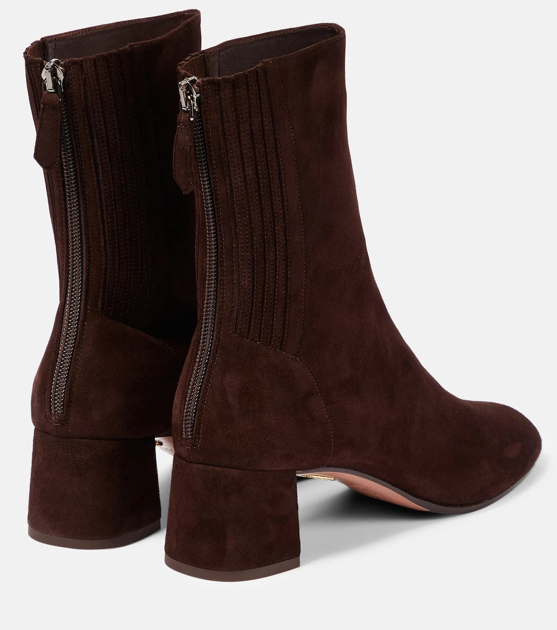 Aquazzura - Saint Honore suede ankle boots