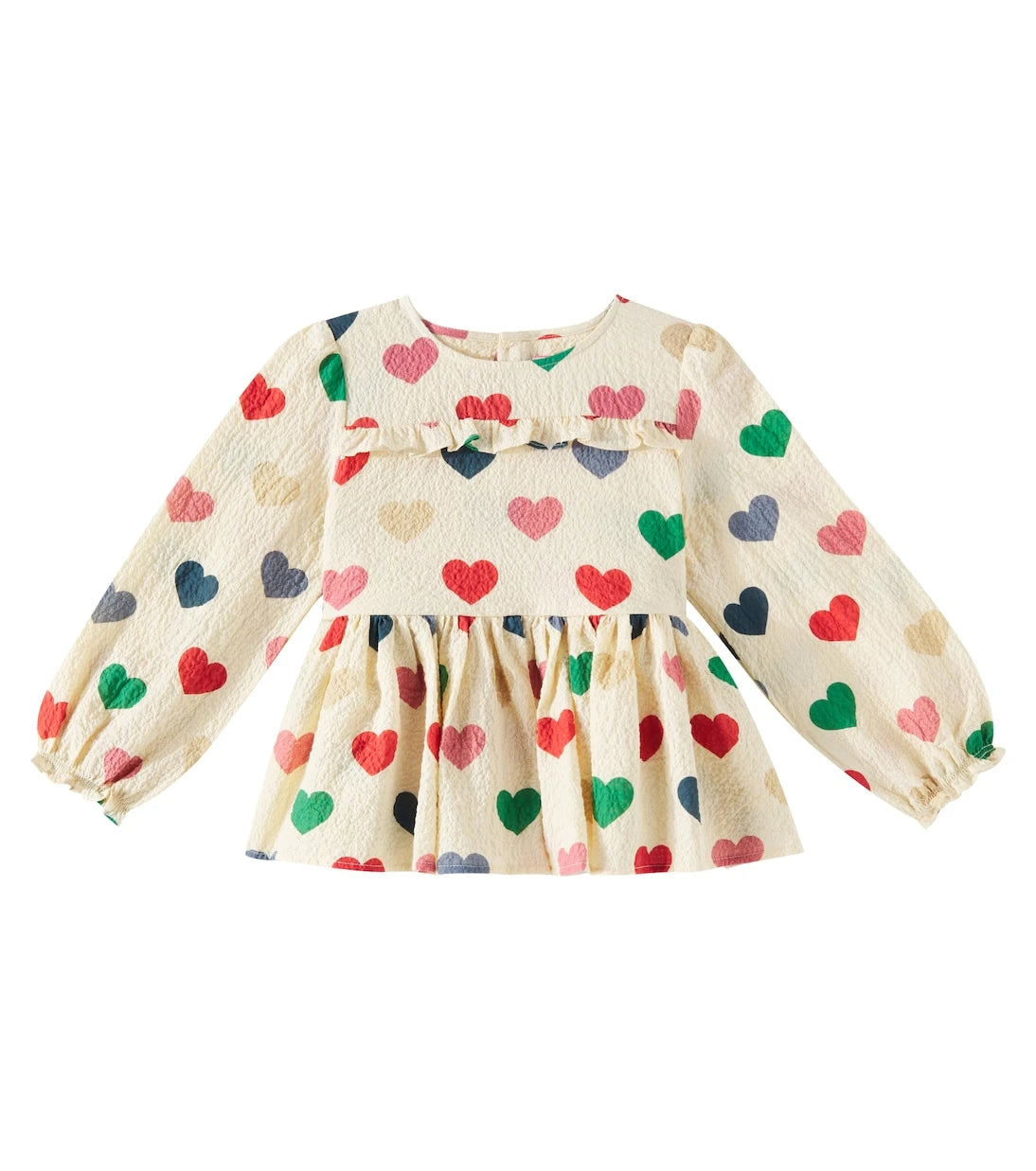 Konges Sløjd - Elin printed cotton seersucker blouse