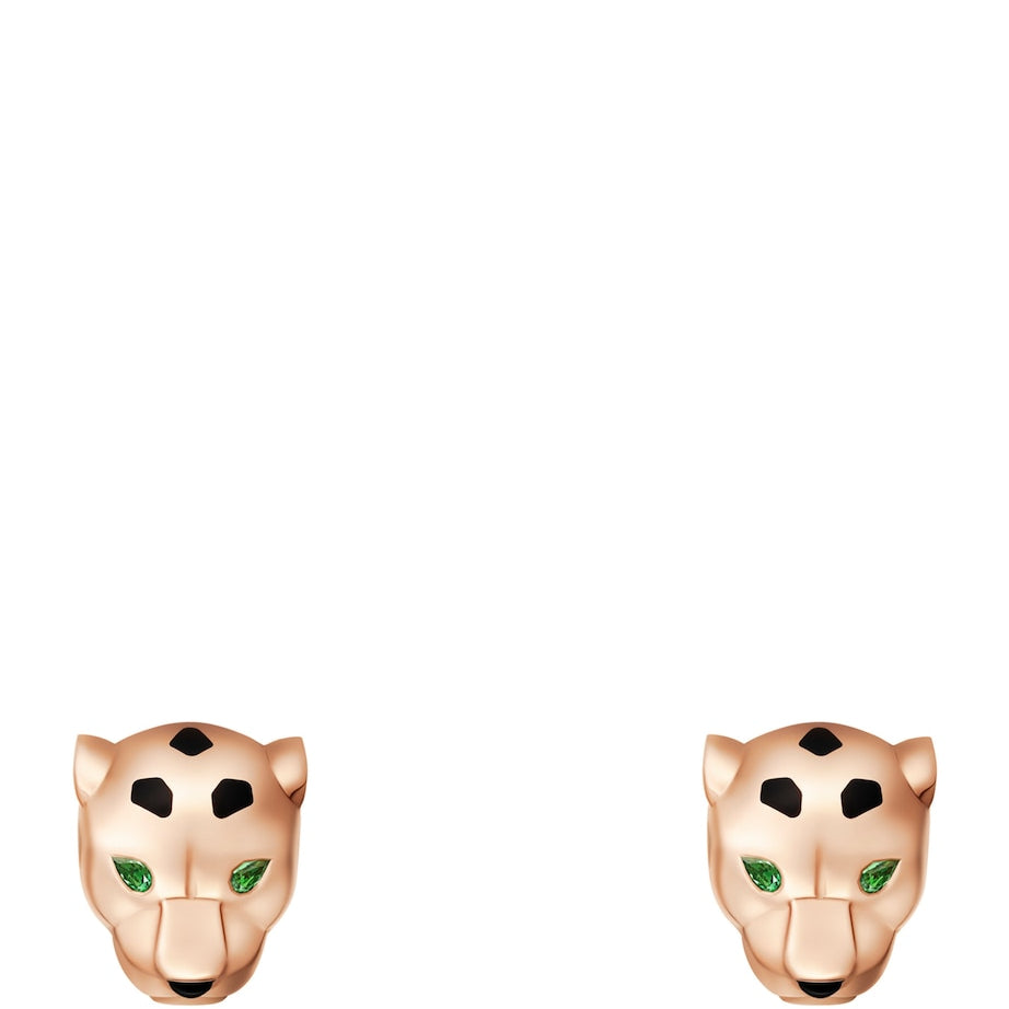 Rose Gold, Tsavorite and Onyx Panthère de Cartier Earrings
