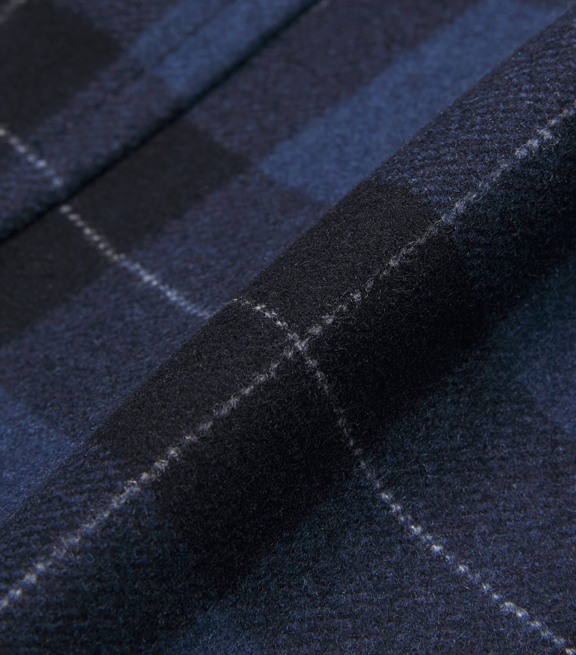 MAX&Co. Blue Wool-Blend Mini Skirt