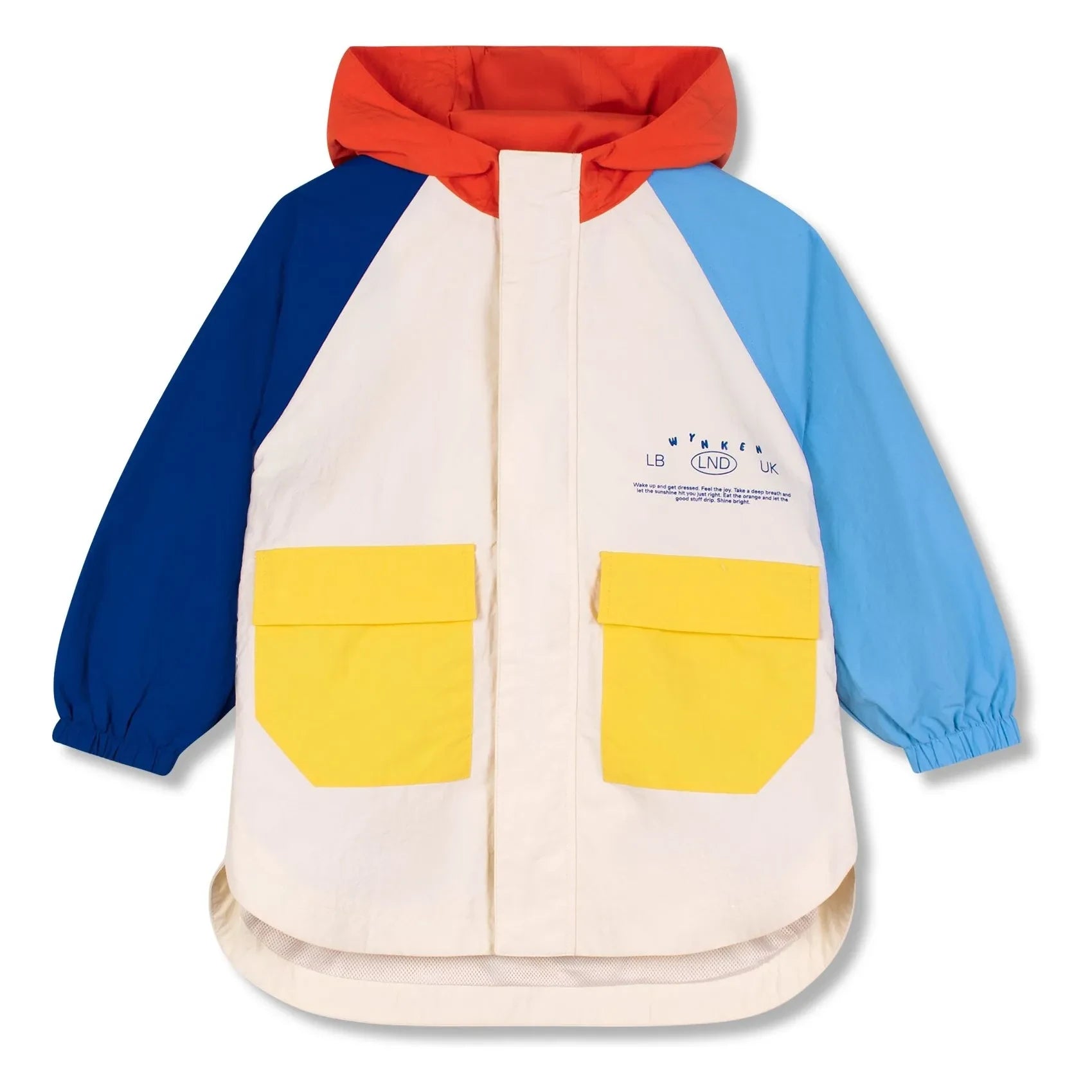 Wynken - Colorblock windbreaker | Ecru