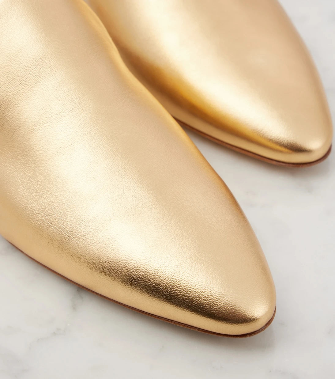 Gianvito Rossi - Raja metallic leather mules