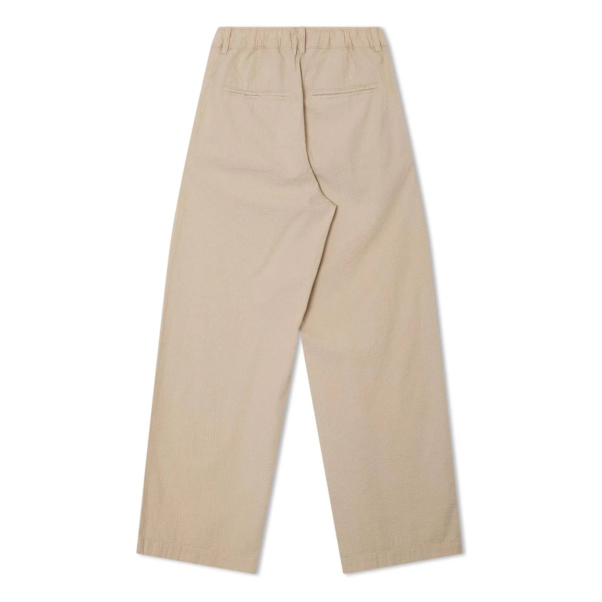 Matona - Organic Cotton Pleated Trousers | Sand