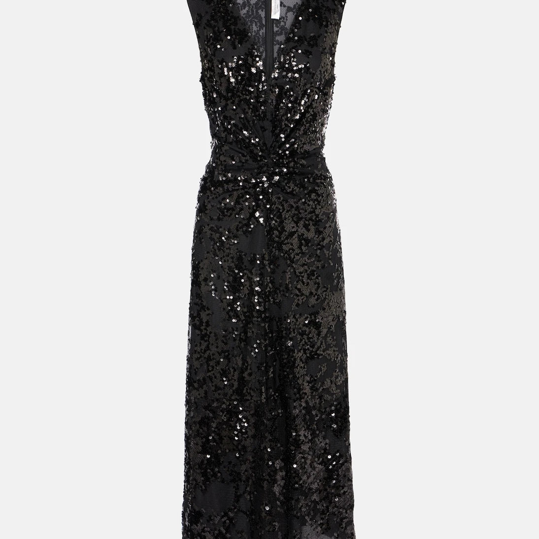 Victoria Beckham - Sequined gathered midi dress