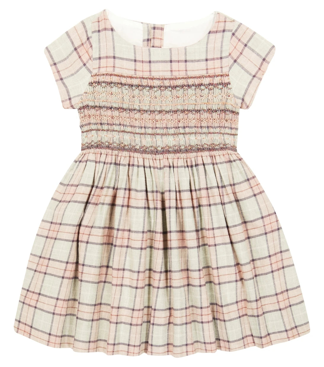 Bonpoint - Duchesse checked cotton-blend dress