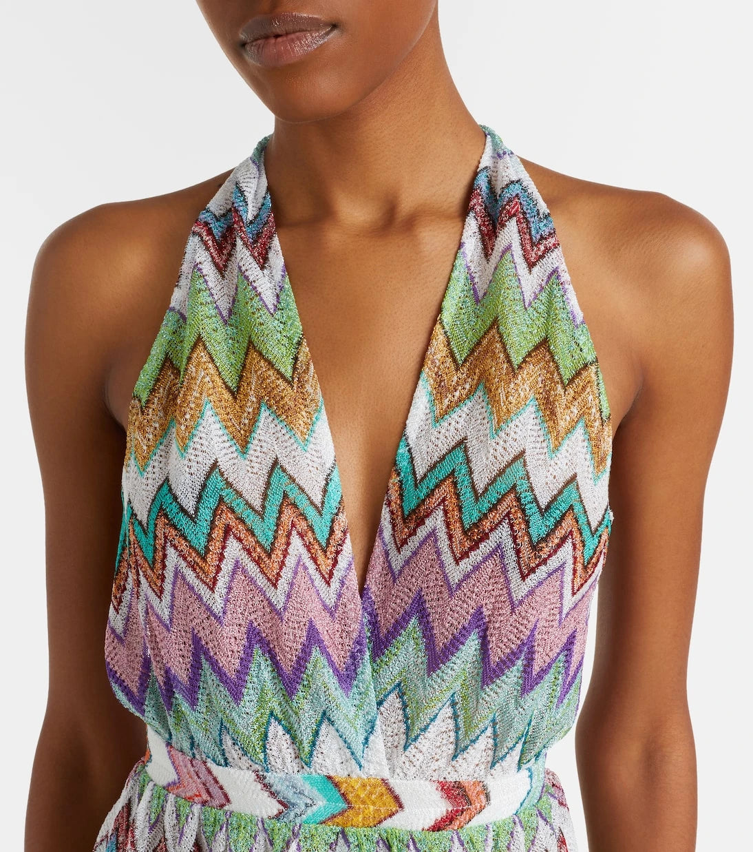 Missoni - Zigzag lamé romper