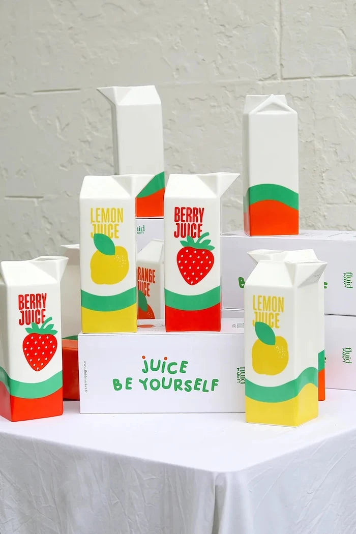Декоративна ваза Fluid Market Lemon