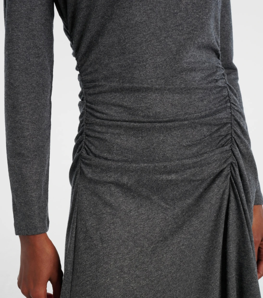 Veronica Beard - Theodora ruched wool-blend midi dress