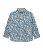Cotton Dinosaur Shirt (2-5 Years) BLUE DINOSAUR