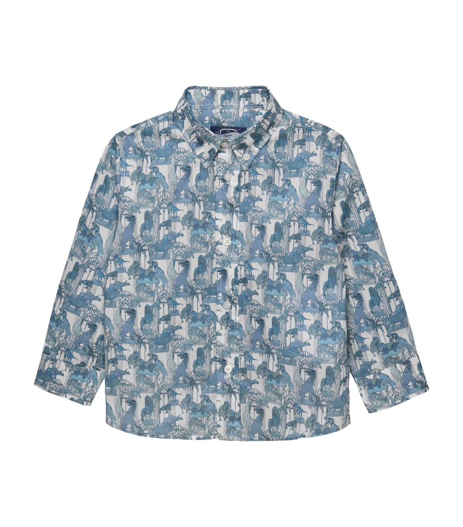 Cotton Dinosaur Shirt (2-5 Years) BLUE DINOSAUR