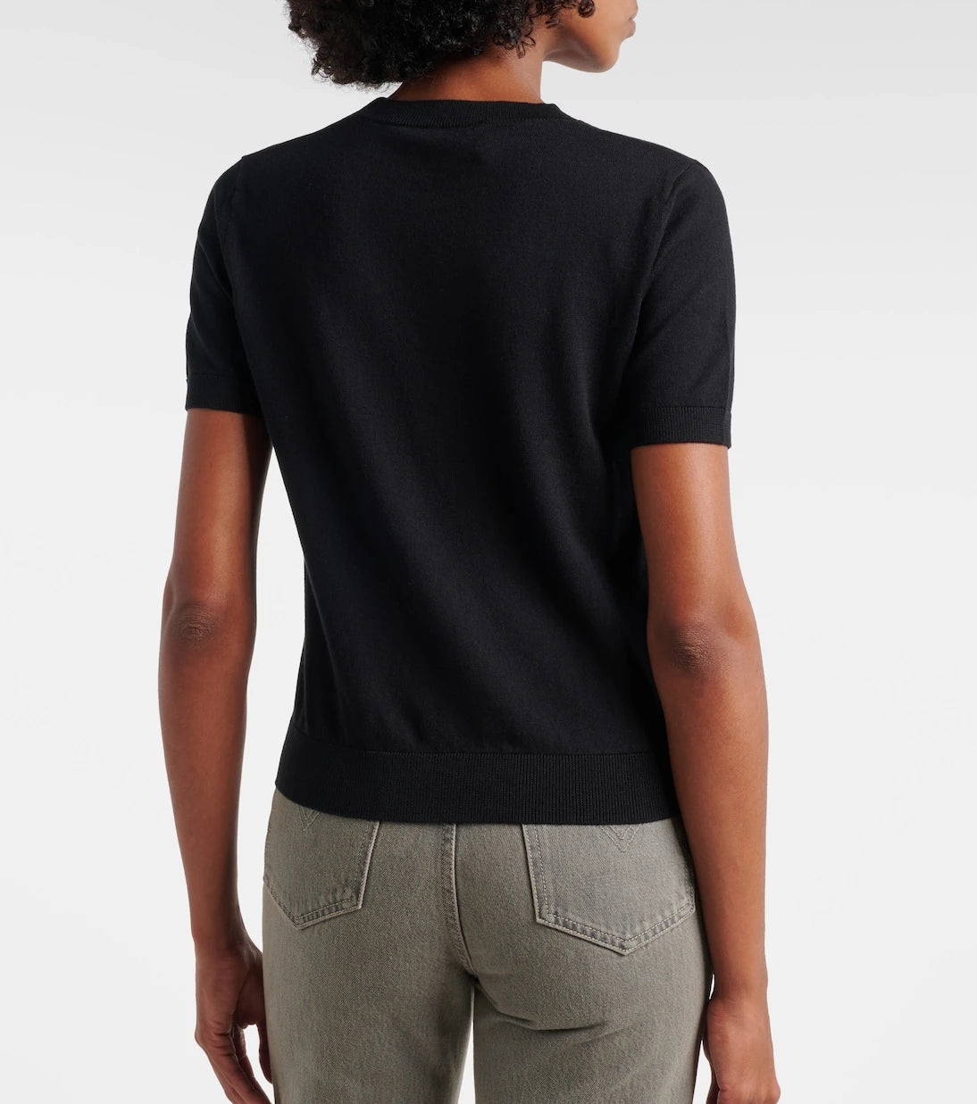 'S Max Mara - Cotton, silk, and cashmere top