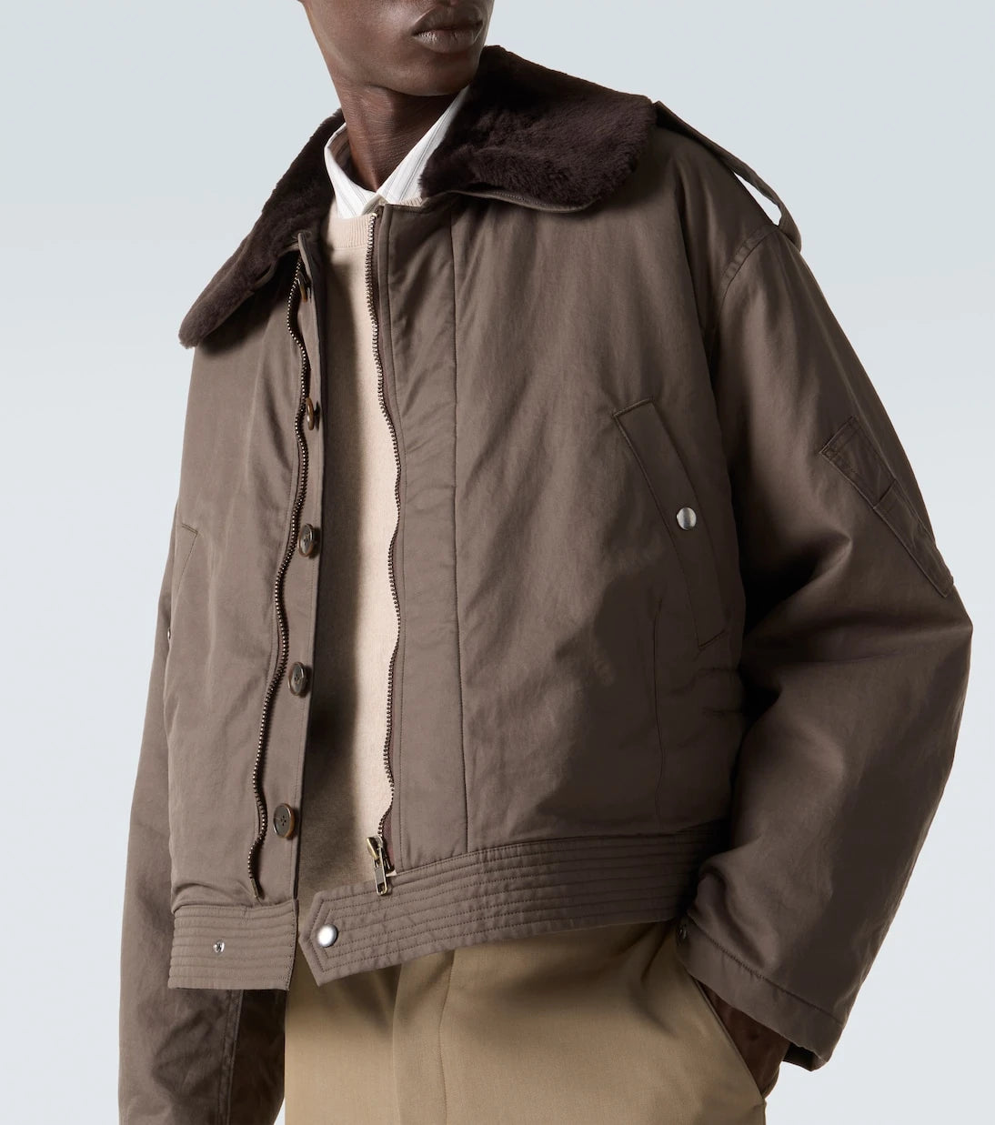 Auralee - Cotton gabardine blouson jacket