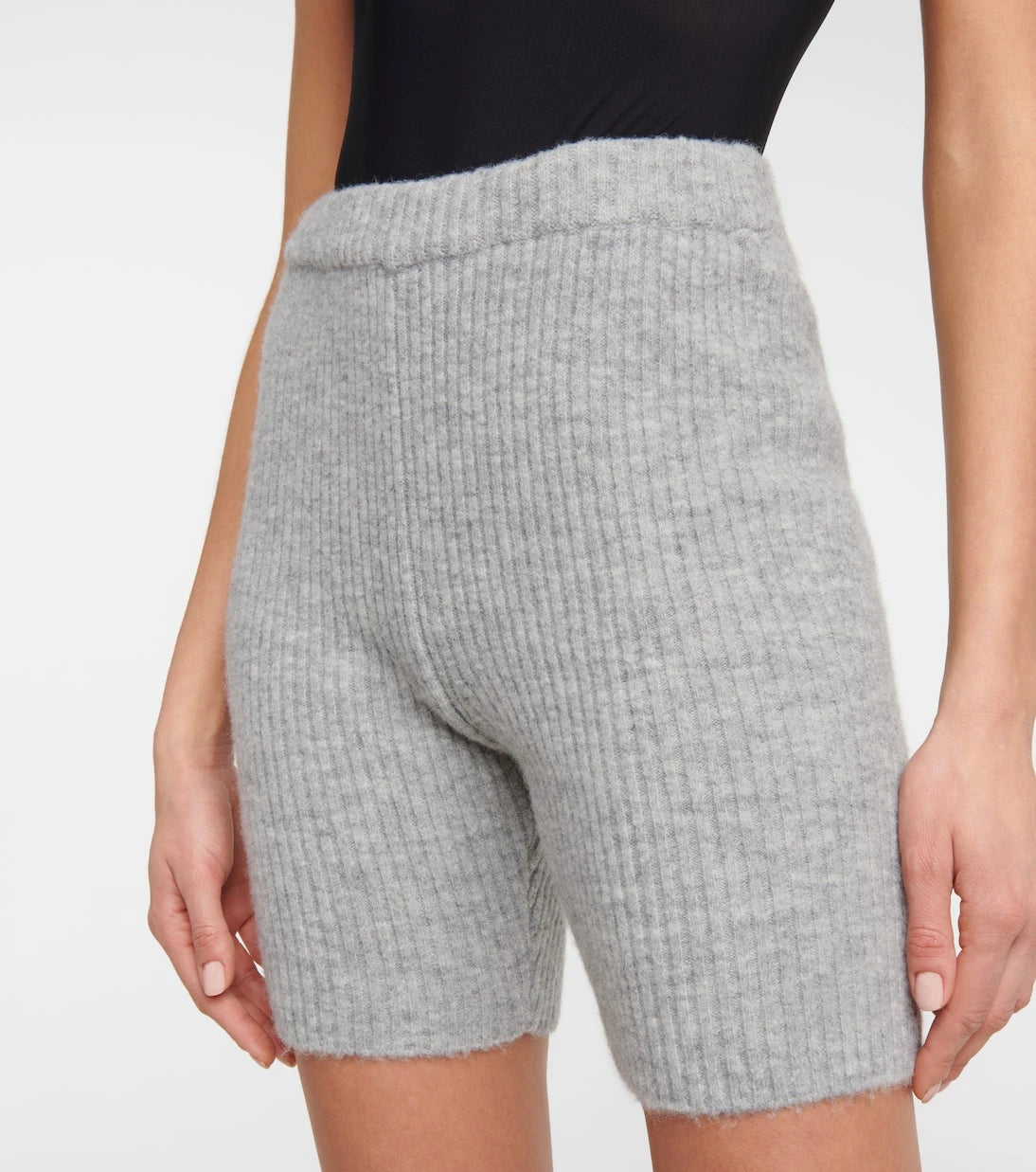 Nanushka - Siu ribbed-knit biker shorts