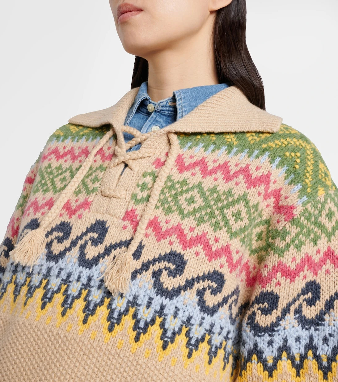 Polo Ralph Lauren - Cotton, wool, and alpaca-blend sweater