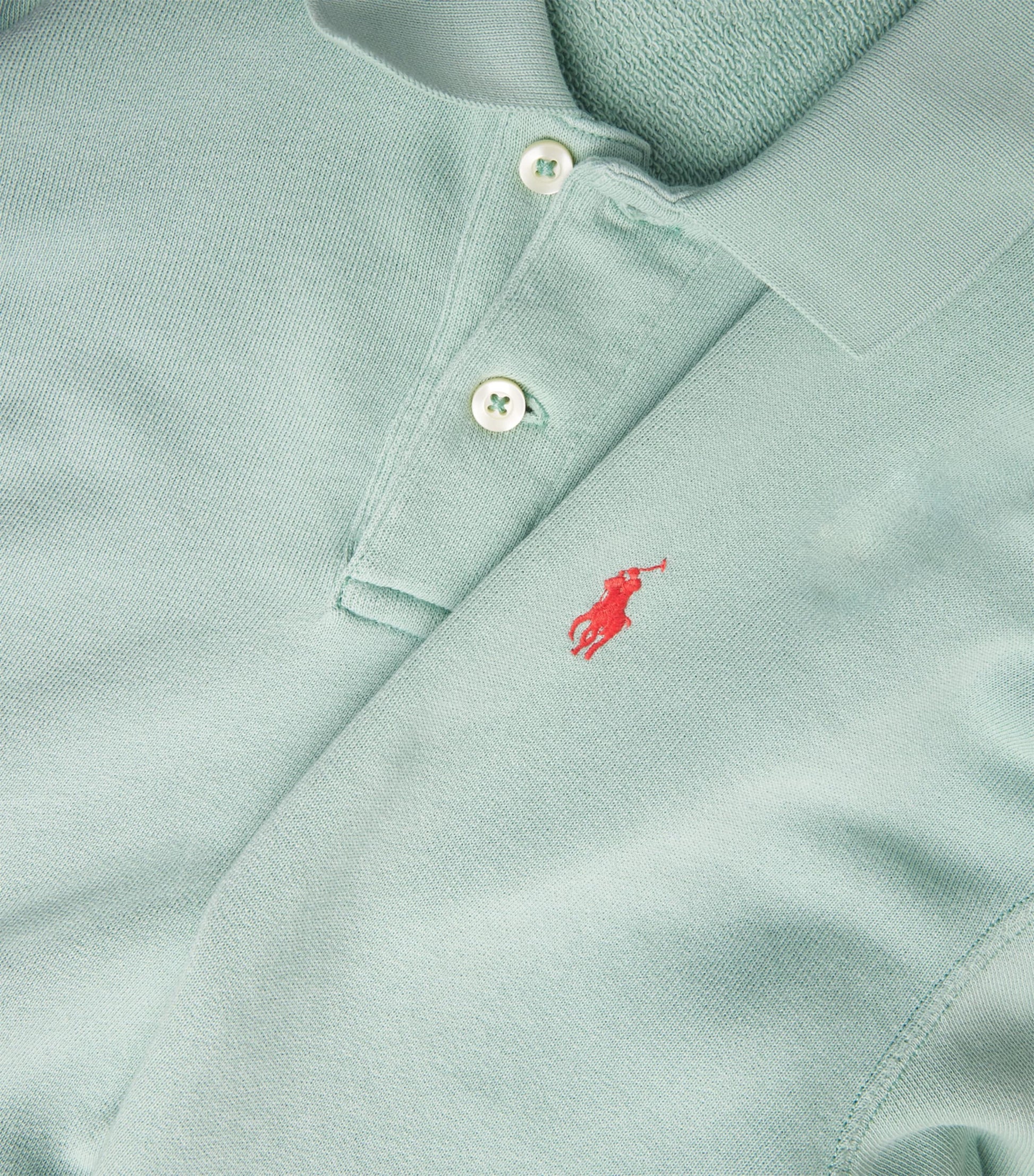 Fleece Polo Sweatshirt