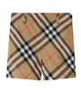 Burberry Kids Cotton Poplin Check Shorts (6-24 Months)