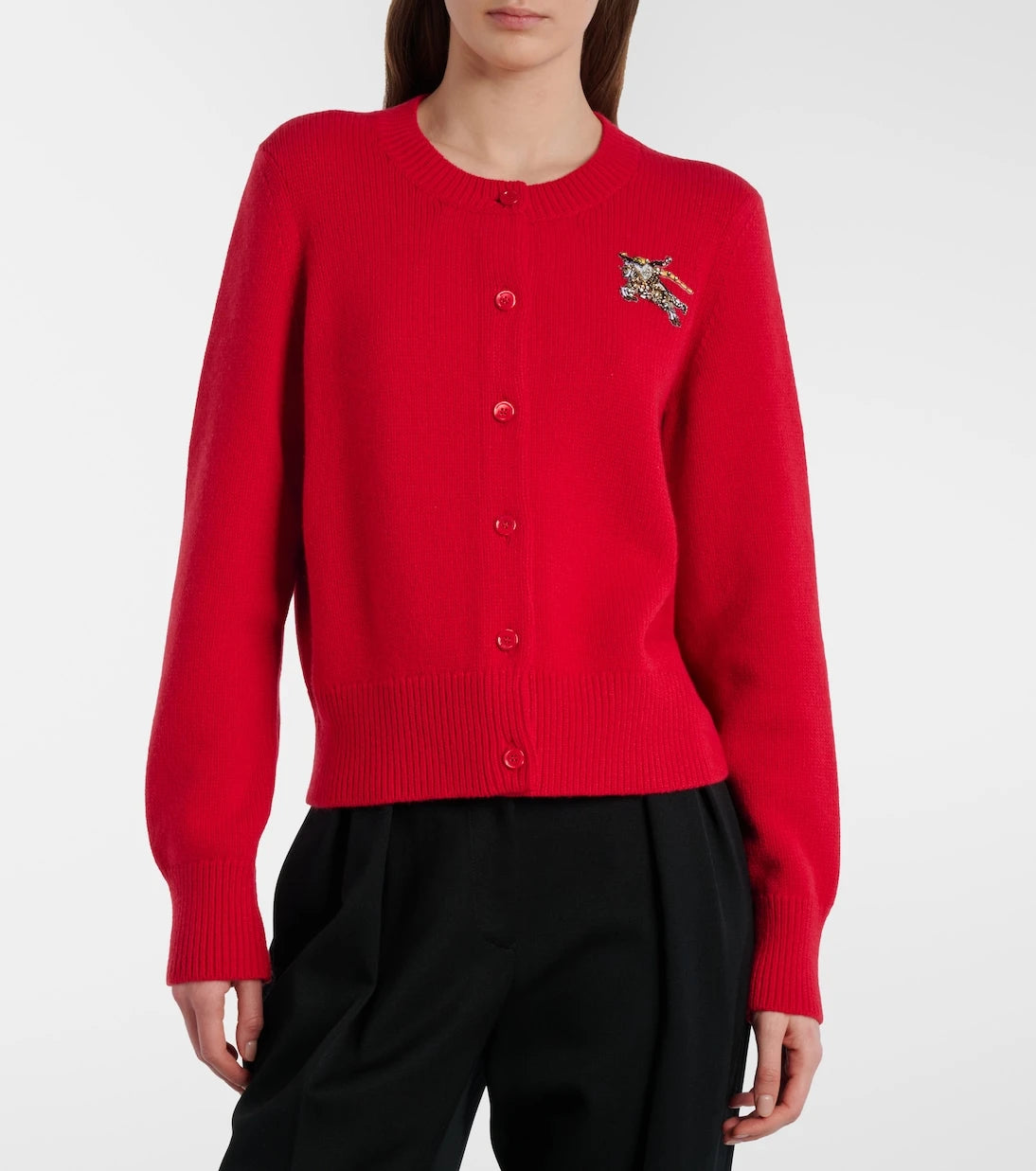 Burberry - Sienna EKD wool and cashmere cardigan