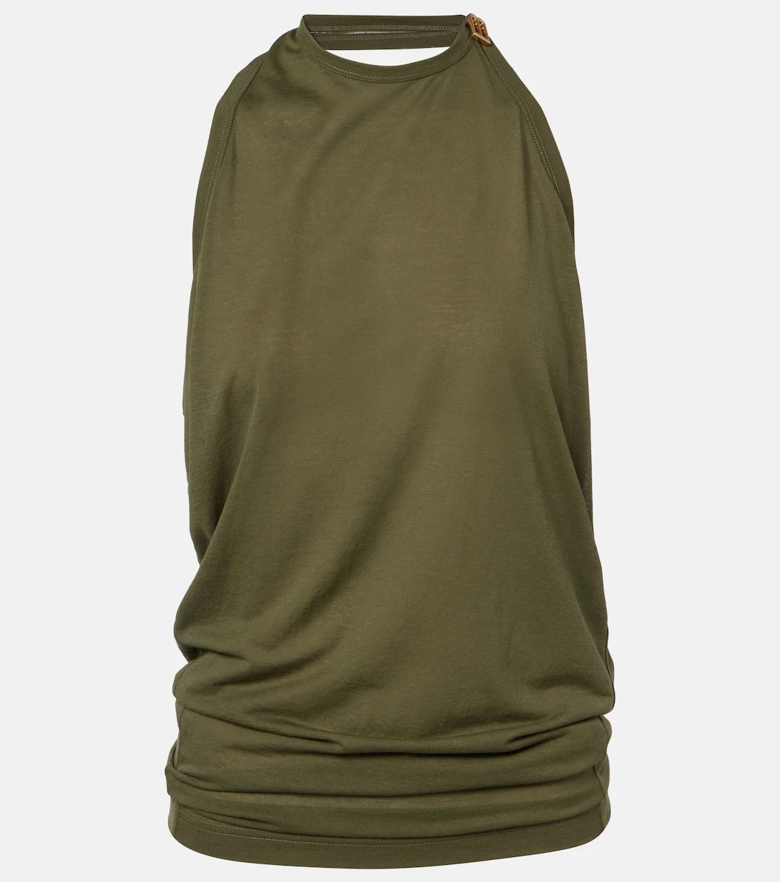 Balenciaga - Draped cotton-blend top