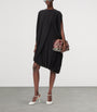 LOEWE Black Draped Mini Dress