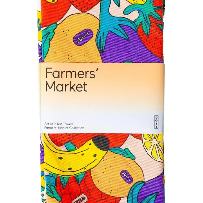 DOIY Farmers Market Mutfak Havlu Seti (2 Adet)