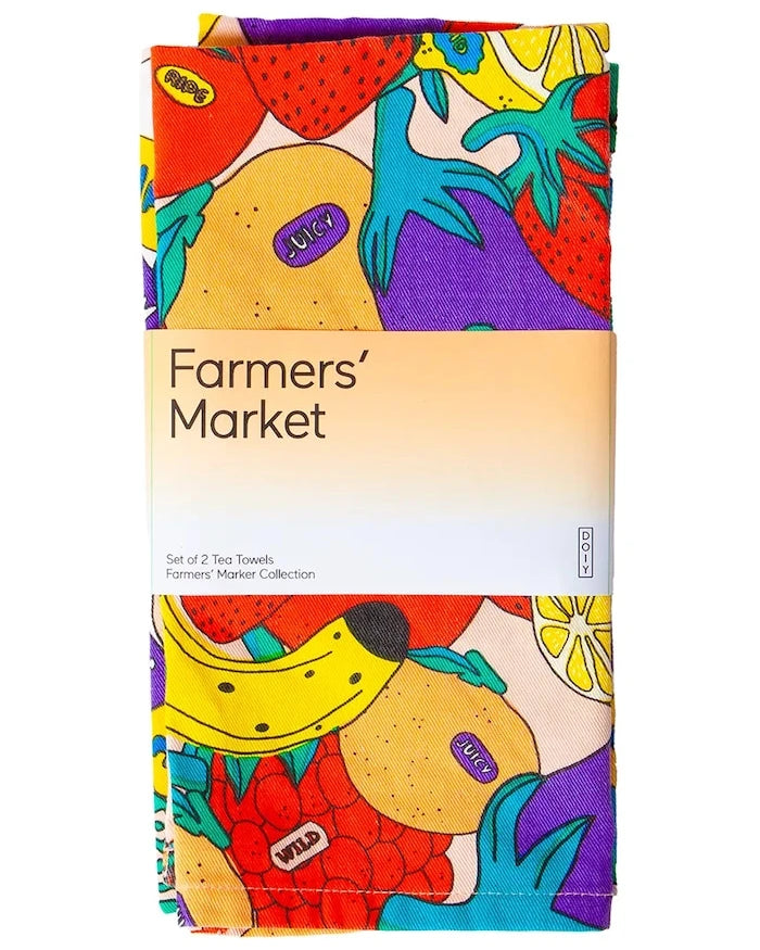 DOIY Farmers Market Mutfak Havlu Seti (2 Adet)