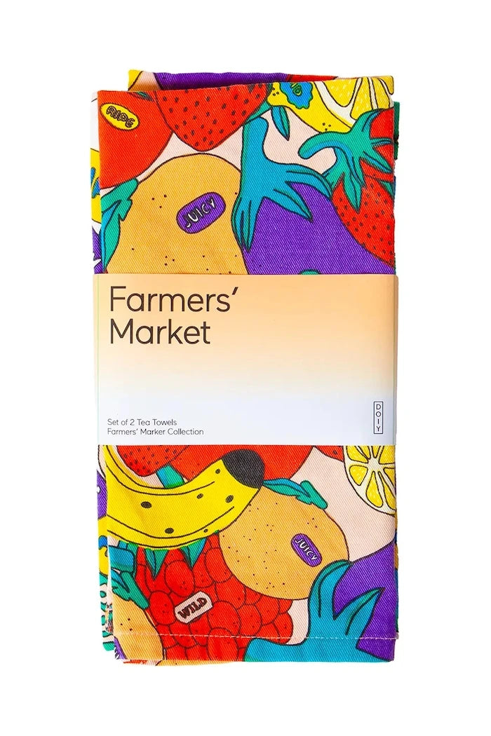 DOIY Farmers Market Mutfak Havlu Seti (2 Adet)