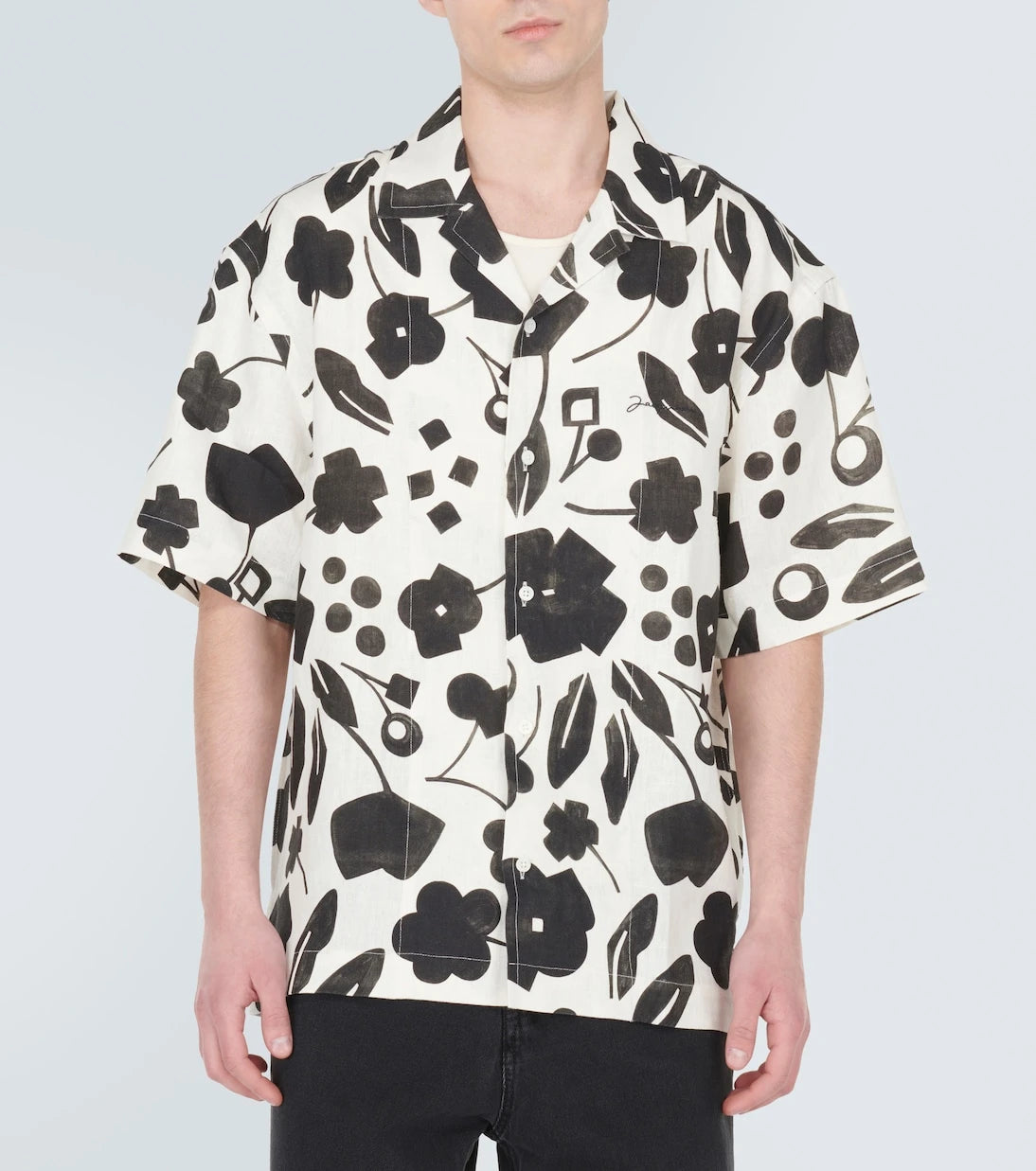 Jacquemus - Jean printed linen shirt