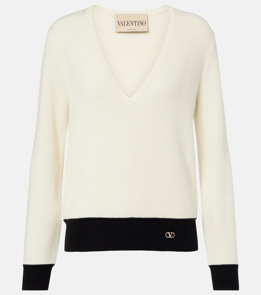 Valentino - VLogo wool-blend sweater