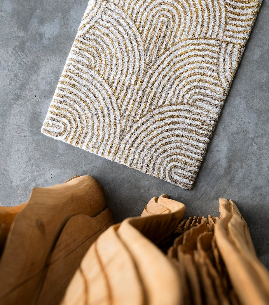 Abyss & Habidecor Egyptian Cotton-Blend Petal Bath Mat (60cm x 100cm)